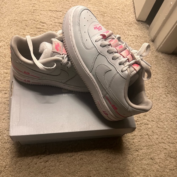Photon Dust Pink Grey And Pink Air Force Grey Pink Air Force Ones
